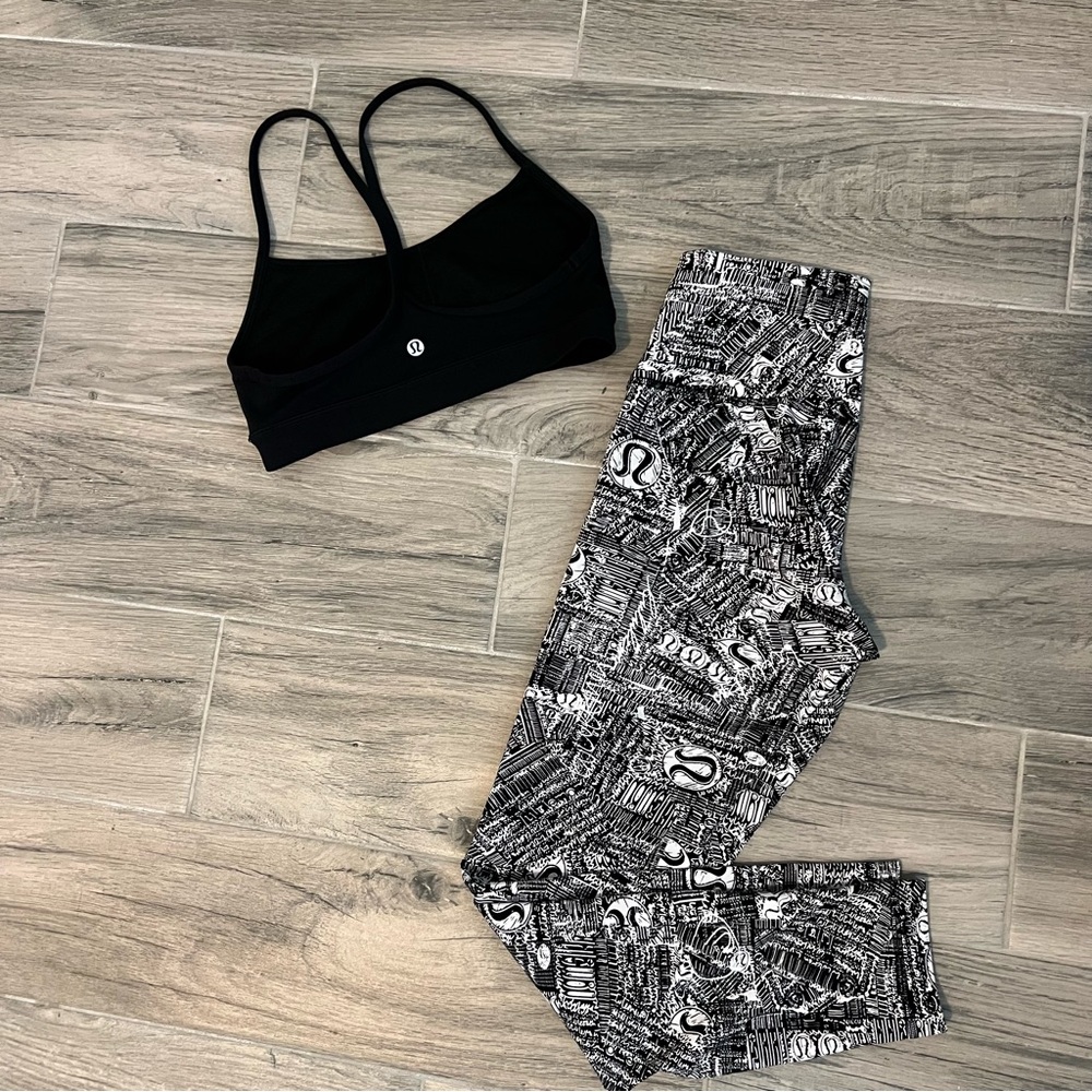 Bundle lululemon athletica Black and White Patterned Leggings